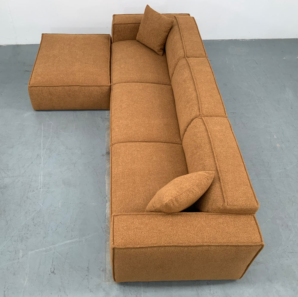 BAILEY LOW BACK MODULAR SOFA | VALUE RANGE FABRICS | MULTIPLE SIZES AND OPTIONS AVAILABLE | MADE TO ORDER IN WA 2