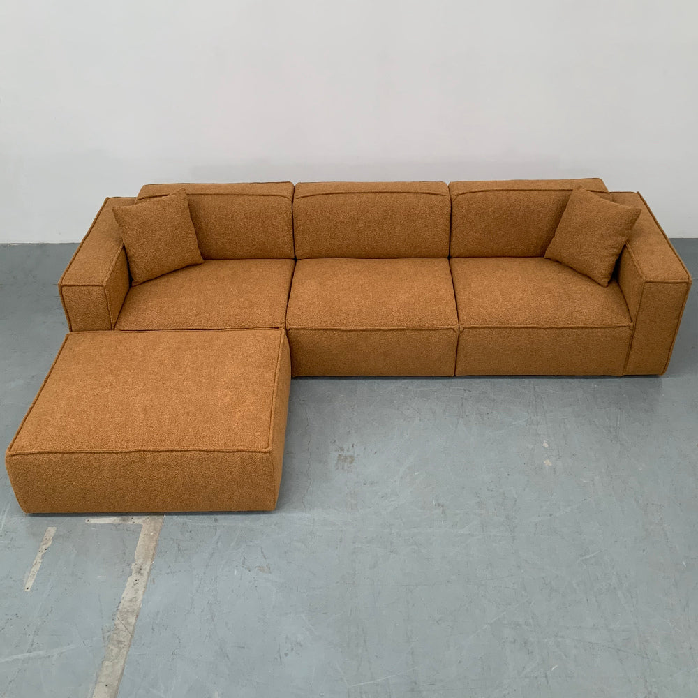 BAILEY LOW BACK MODULAR SOFA | VALUE RANGE FABRICS | MULTIPLE SIZES AND OPTIONS AVAILABLE | MADE TO ORDER IN WA 2