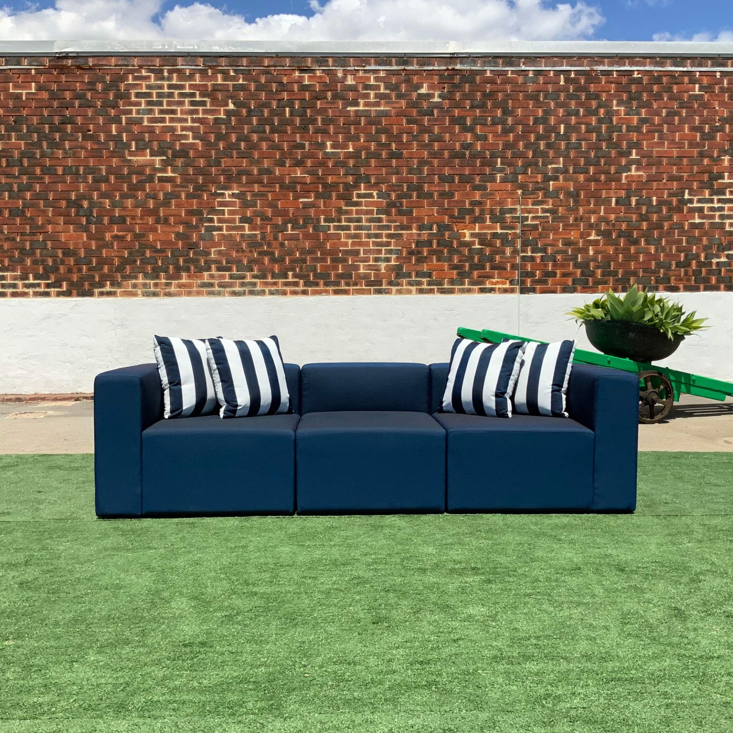Batavia Outdoor Lounge | Uv Safe All Weather Fabric Multiple Sizes And Options Available Made To