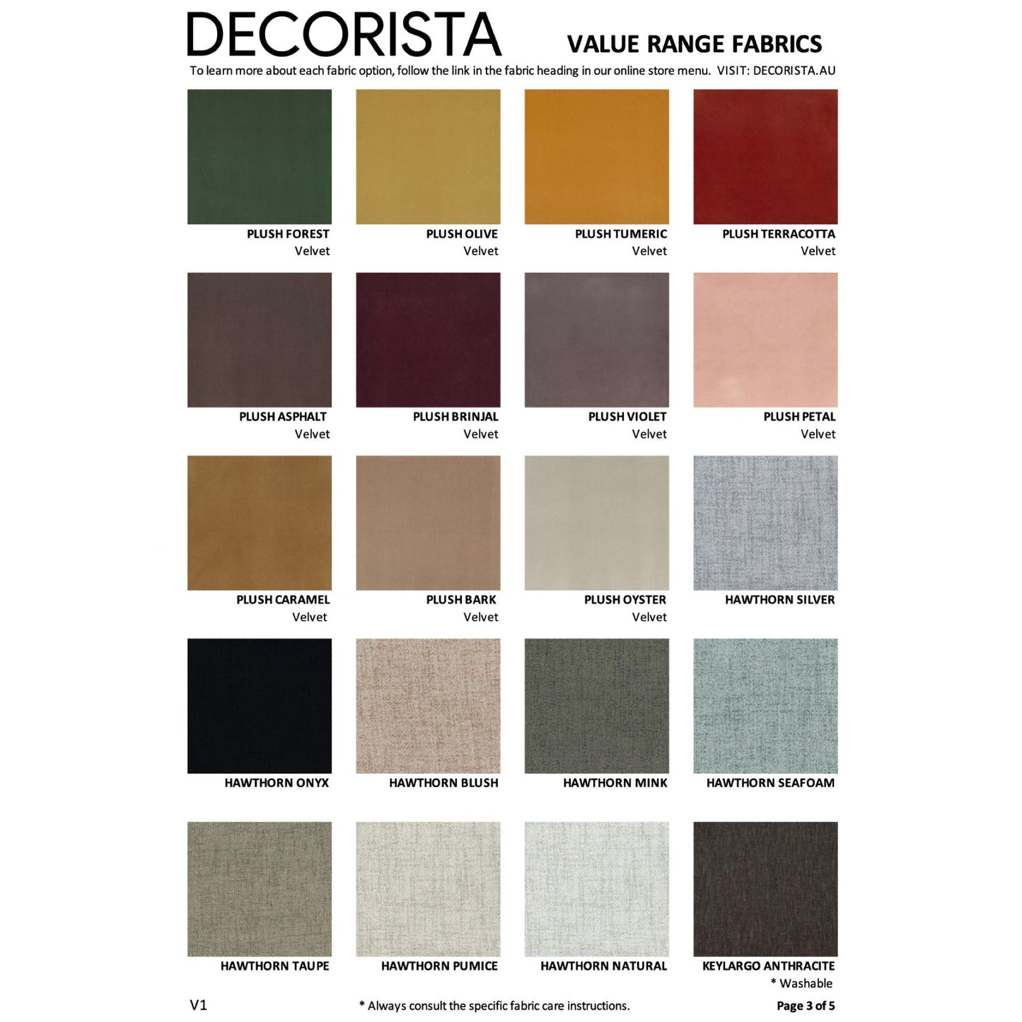 MERCURY MODULAR SOFA | VALUE RANGE FABRICS | MULTIPLE SIZES AND OPTIONS AVAILABLE | MADE TO ORDER IN WA 2