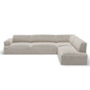 ZEUS PEARL CROSSHATCHED WASHED-LOOK CHENILLE