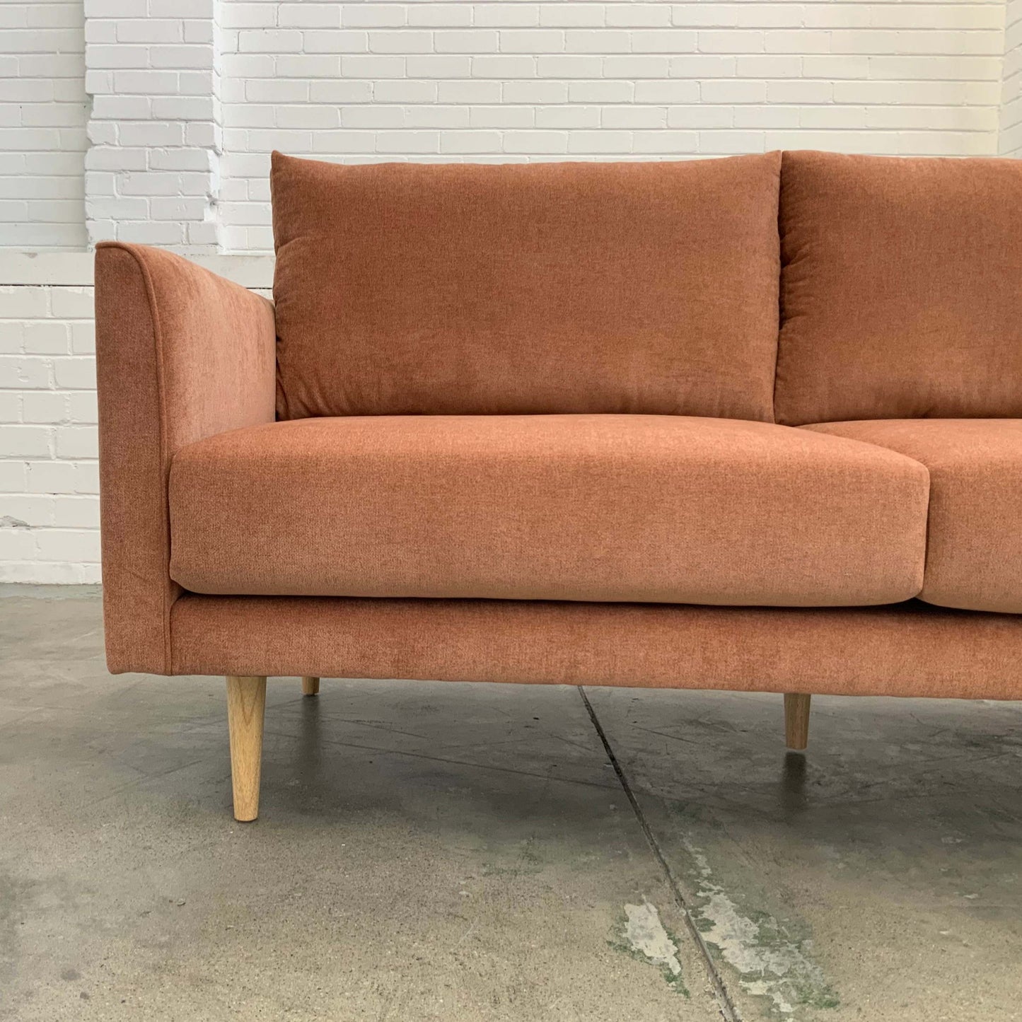 Harlow Sofa | Mid Range Fabrics Multiple Sizes And Options Available Made To Order In Wa