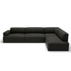 EASTWOOD EBONY LEATHER-LOOK