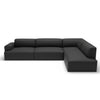 SYLVESTER COAL FLATWEAVE