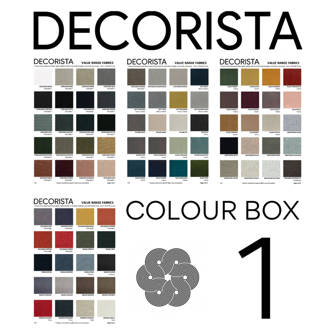 HUDSON SOFA SERIES | VALUE FABRICS RANGE | MULTIPLE SIZES AND OPTIONS AVAILABLE | MADE TO ORDER IN WA