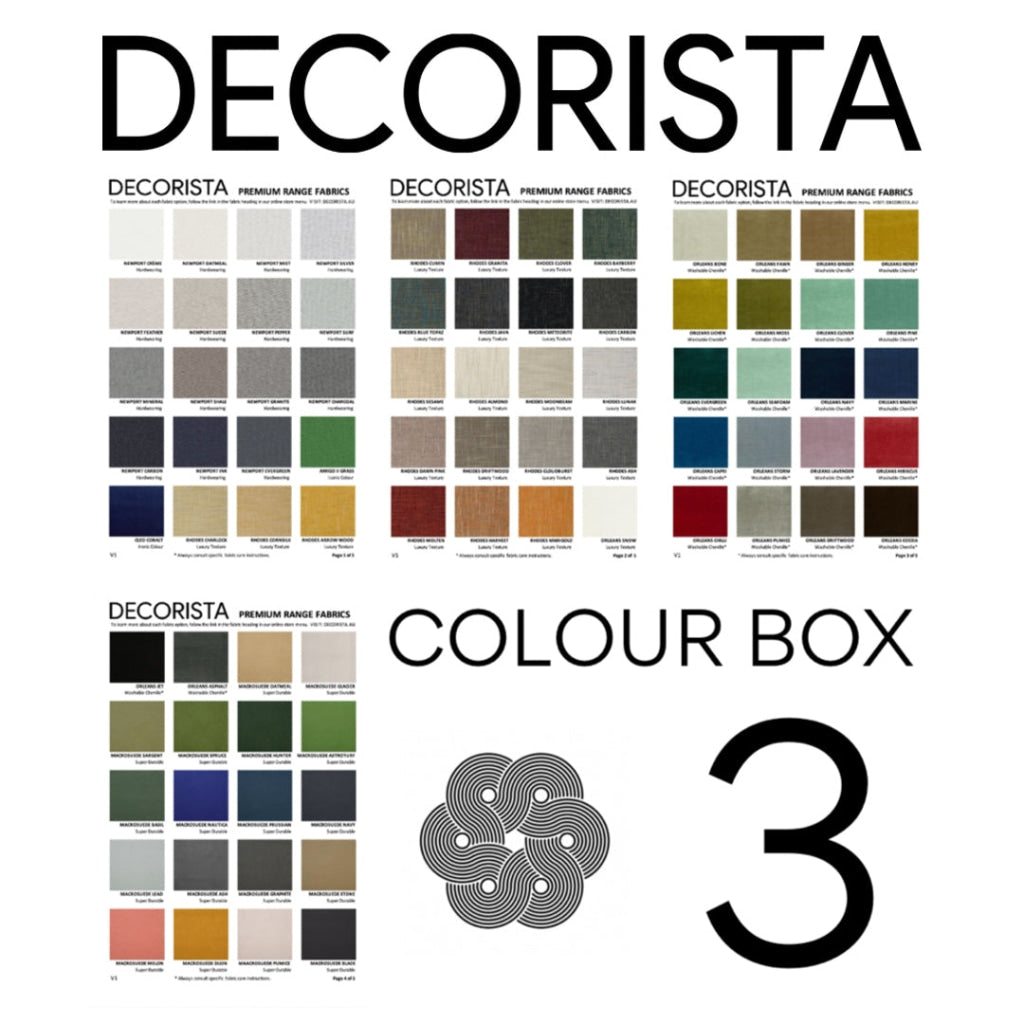 100Cm Round Ottoman | Premium Range Fabrics Multiple Sizes And Options Available Made To Order In Wa