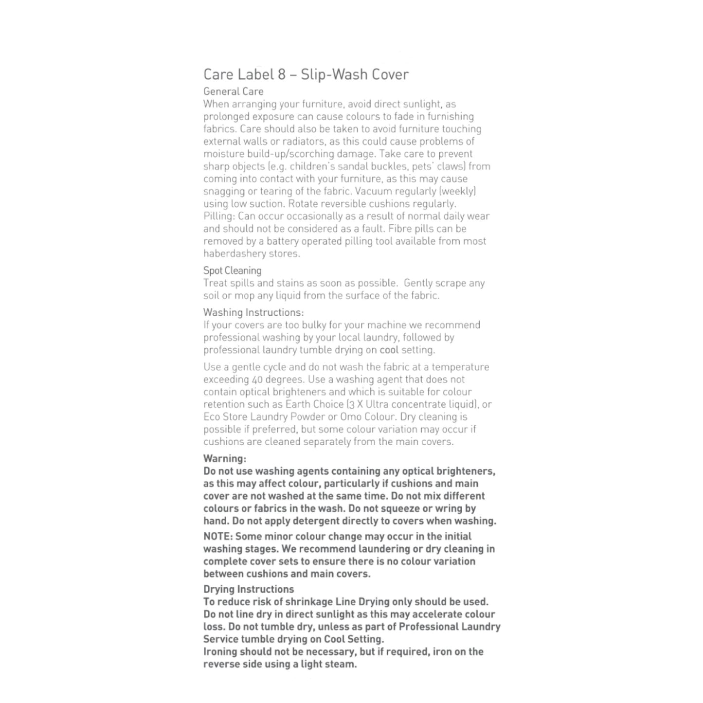 INDULGE ZINC FABRIC SAMPLE | MID RANGE COLLECTION