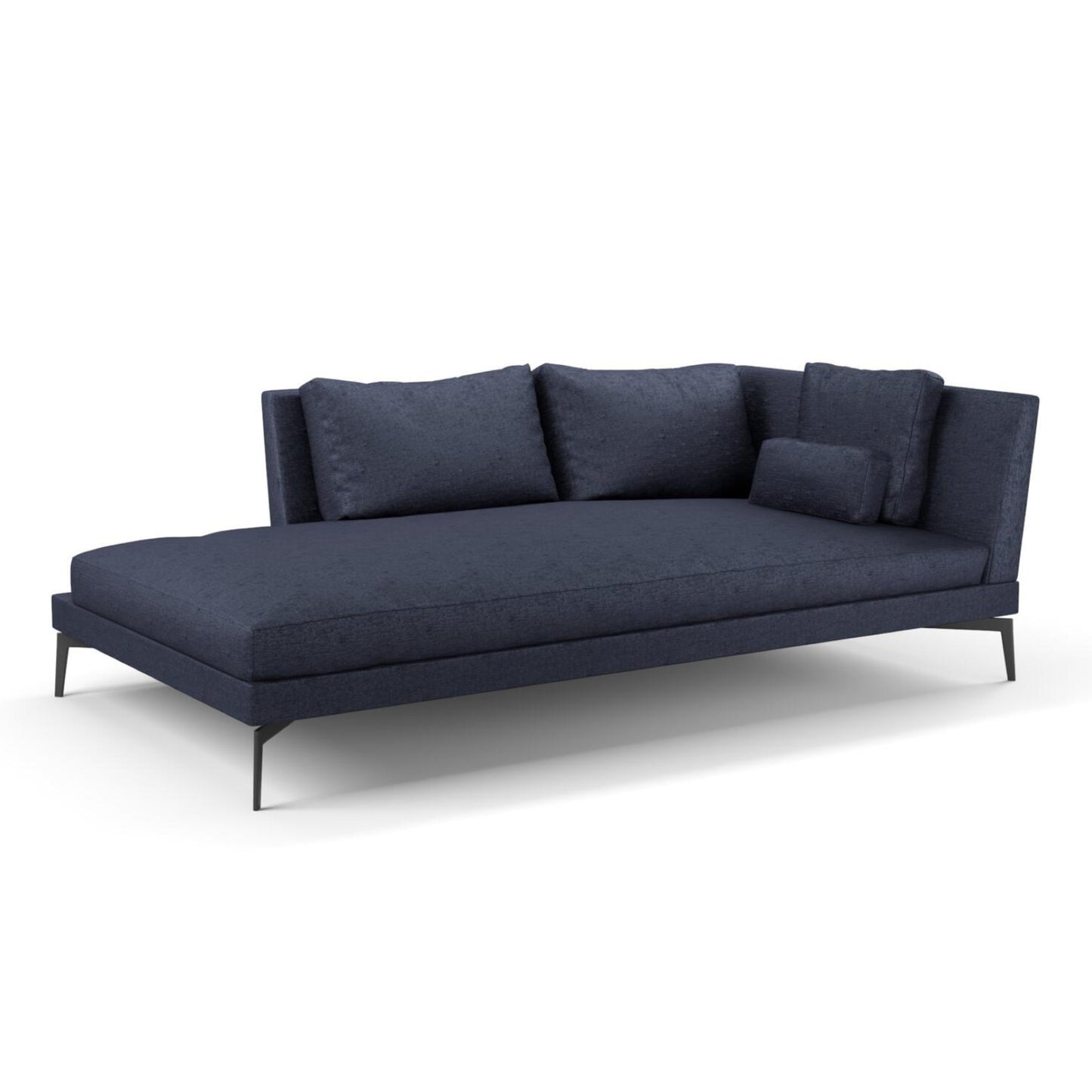 MONSIEUR NAVY LUXURY CHENILLE FABRIC SAMPLE | SPECIAL COLLECTION | # 2