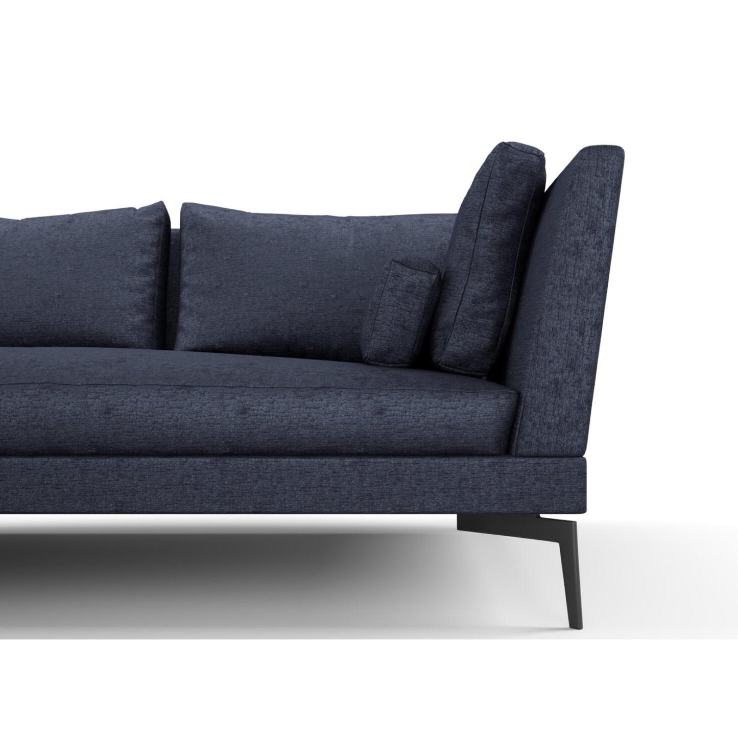 MONSIEUR NAVY LUXURY CHENILLE FABRIC SAMPLE | SPECIAL COLLECTION | # 2