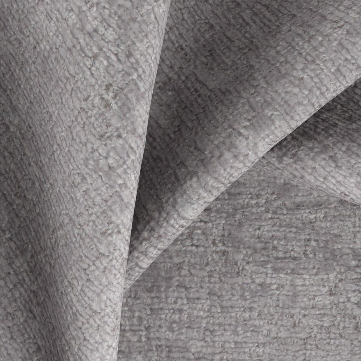 MONSIEUR STEEL LUXURY CHENILLE FABRIC SAMPLE | SPECIAL COLLECTION | # 2