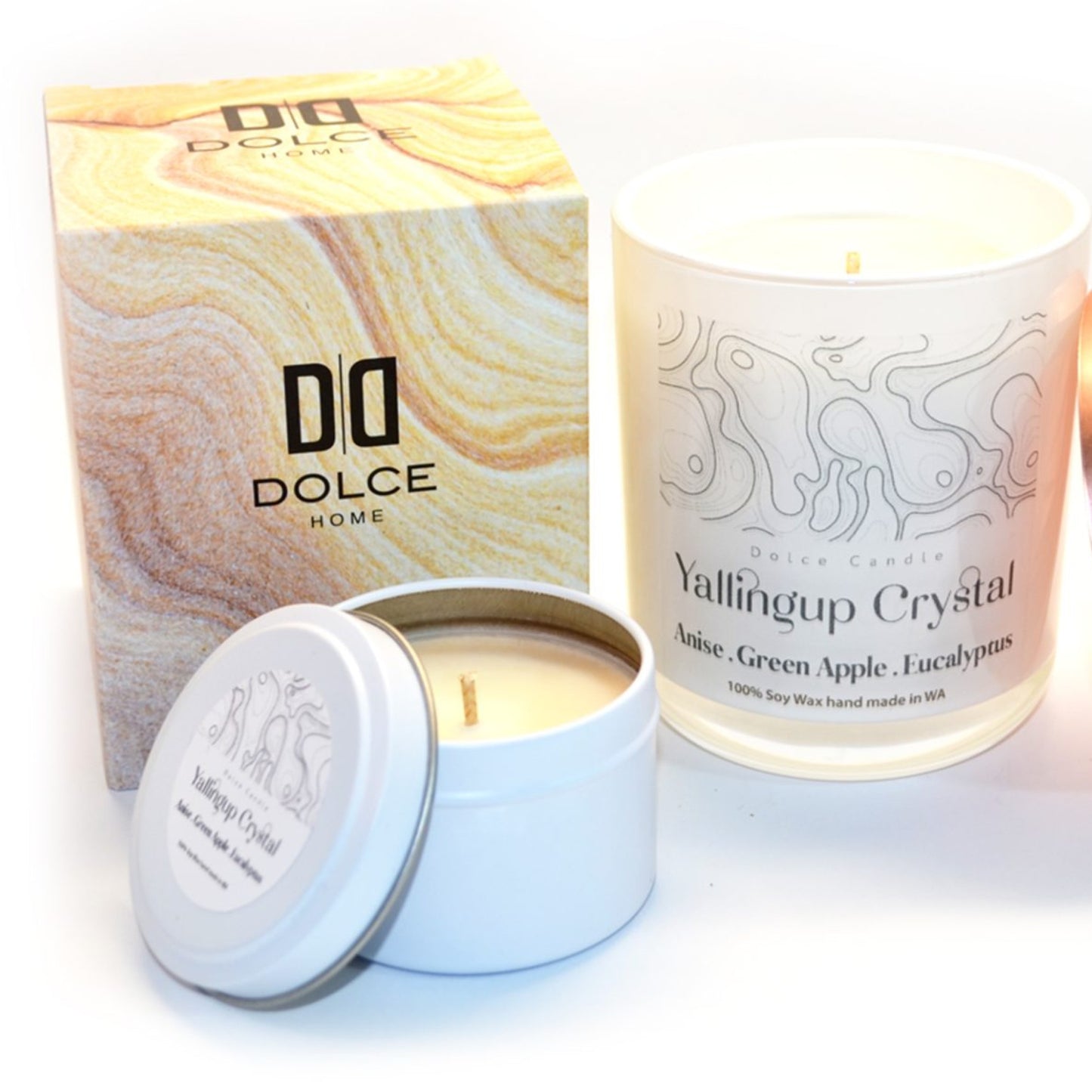 Yallingup Crystal | Luxury Candle Hand-Poured in Perth, Western Australia