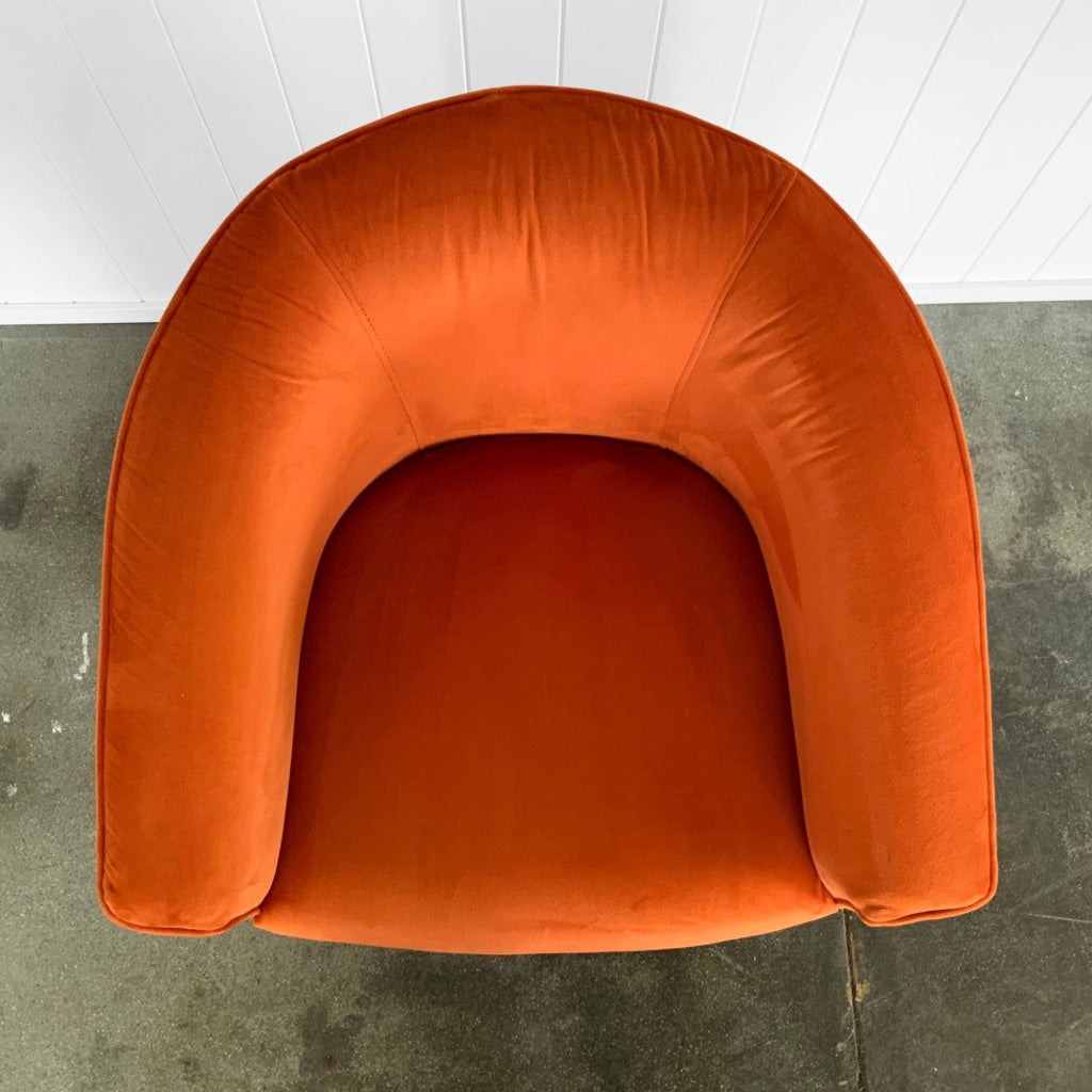 Classic Barrel Back Tub Chair | Mid Range Fabrics Multiple Options Available Made To Order In Wa