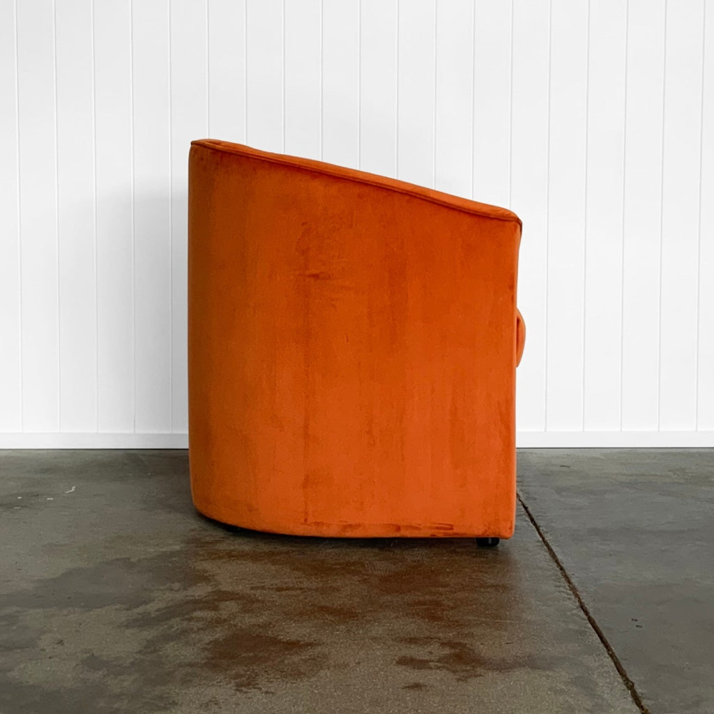 Classic Barrel Back Tub Chair | Mid Range Fabrics Multiple Options Available Made To Order In Wa