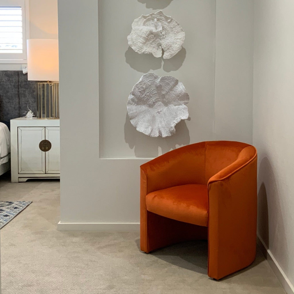 Classic Barrel Back Tub Chair | Mid Range Fabrics Multiple Options Available Made To Order In Wa