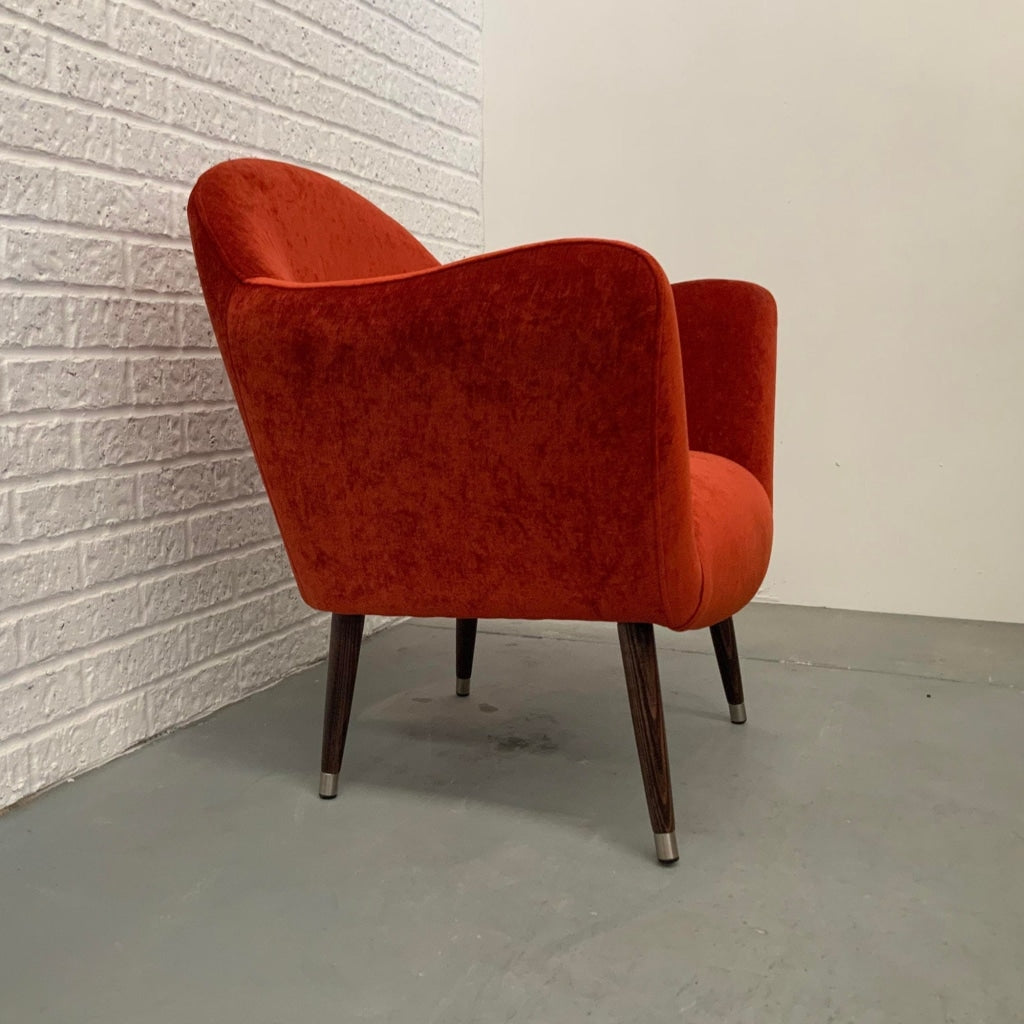 Draper Chair | Vintage Leather Look Vinyl Multiple Options Available Made To Order In Wa