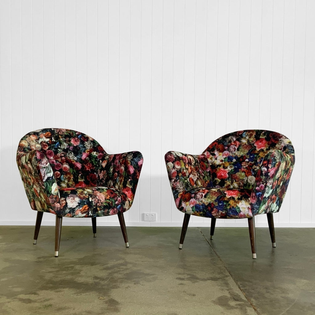 Draper Chair | Vintage Leather Look Vinyl Multiple Options Available Made To Order In Wa