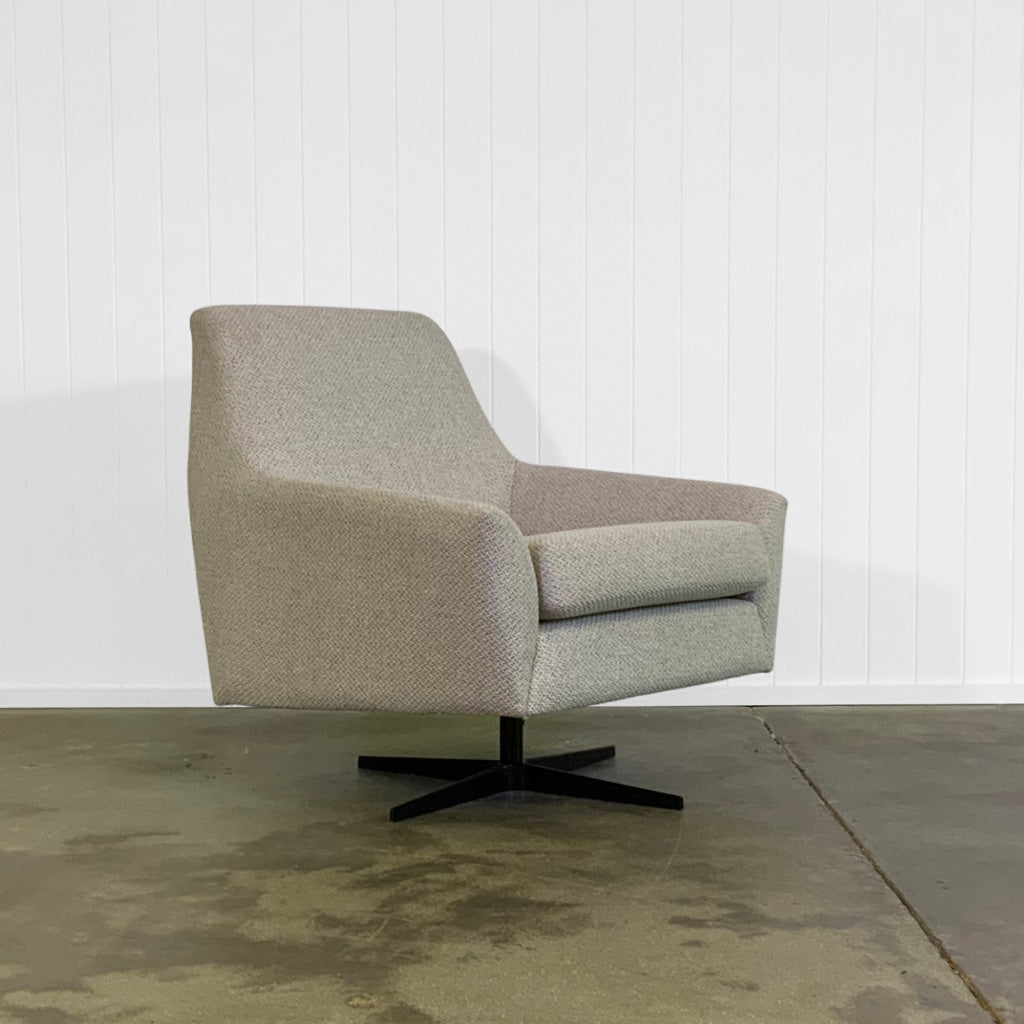 Emilio Swivel Chair | Value Range Fabrics Multiple Options Available Made To Order In Wa