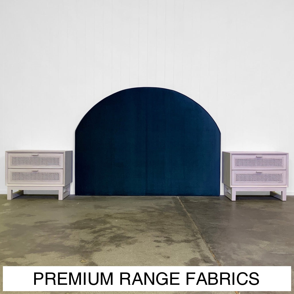 Luna Upholstered Headboard | Premium Range Fabrics Multiple Sizes And Options Available Made To