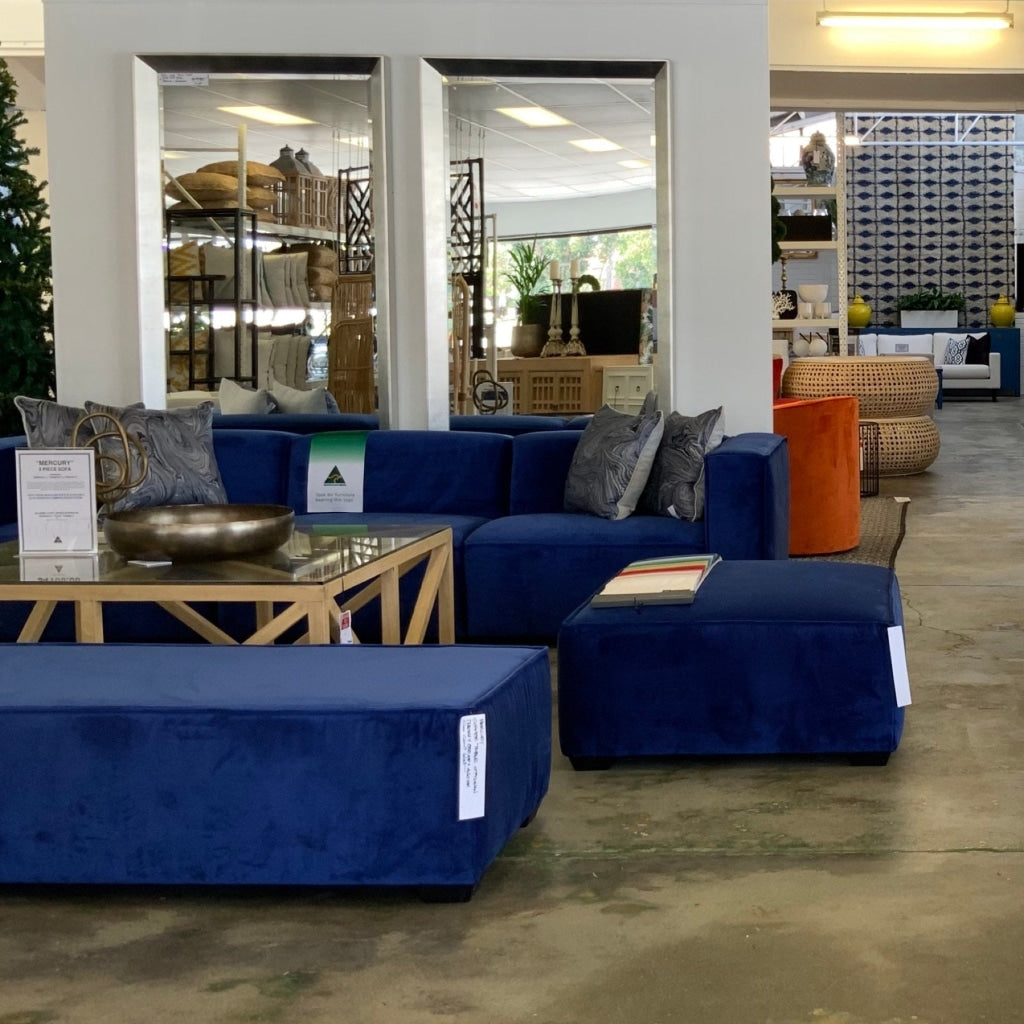 Mercury Hard Top Coffee Table Ottoman | Premium Range Fabrics Multiple Options Available Made To