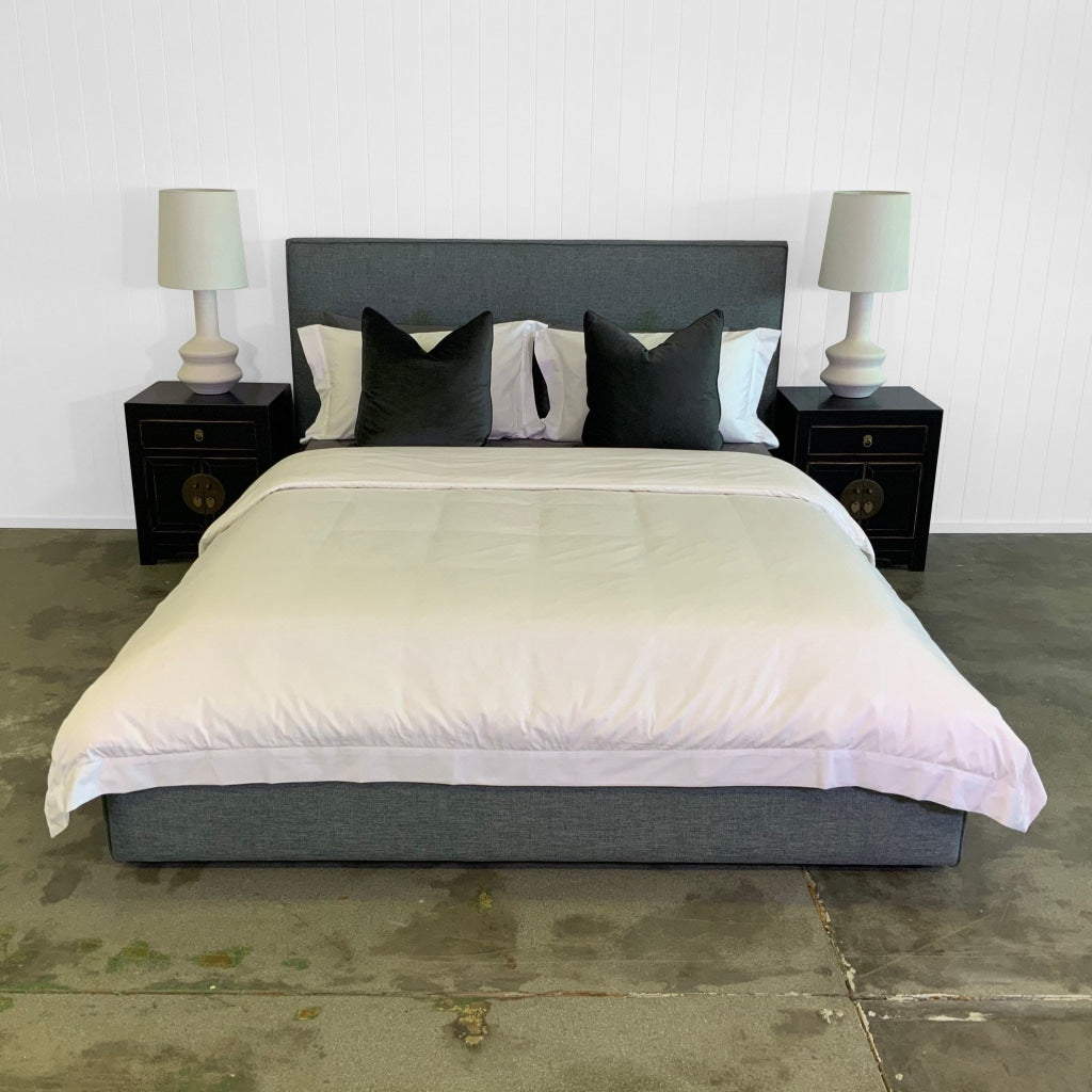Mercury Upholstered Bed | Value Range Fabrics Multiple Sizes And Options Available Made To Order In