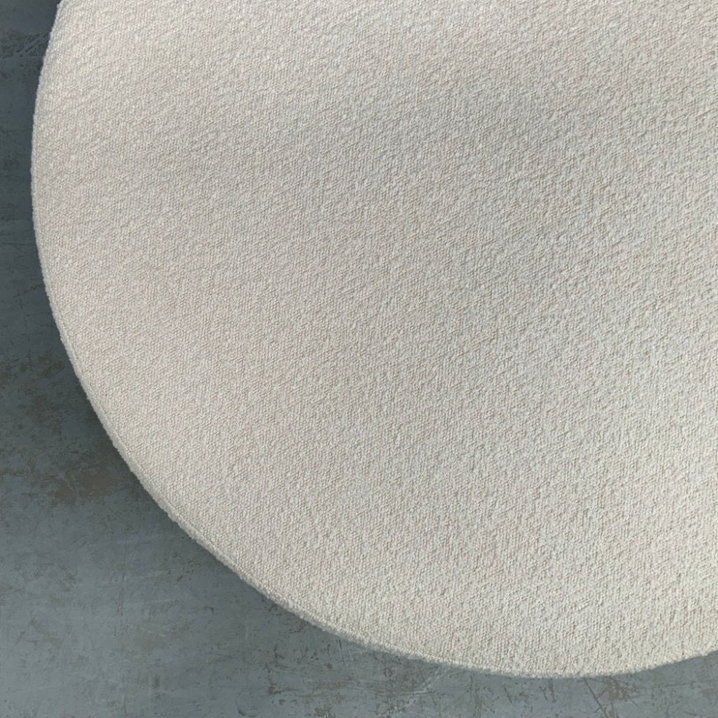 Onda Round Ottoman With Legs | Mid Range Fabrics Multiple Sizes And Options Available Made To Order