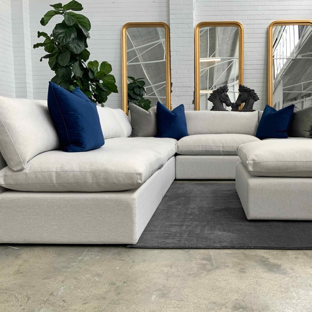 Stratus Ottoman | Value Range Fabrics Multiple Sizes And Options Available Made To Order In Wa
