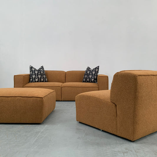 BAILEY LOW BACK MODULAR SOFA | VALUE RANGE FABRICS | MULTIPLE SIZES AND OPTIONS AVAILABLE | MADE TO ORDER IN WA 2