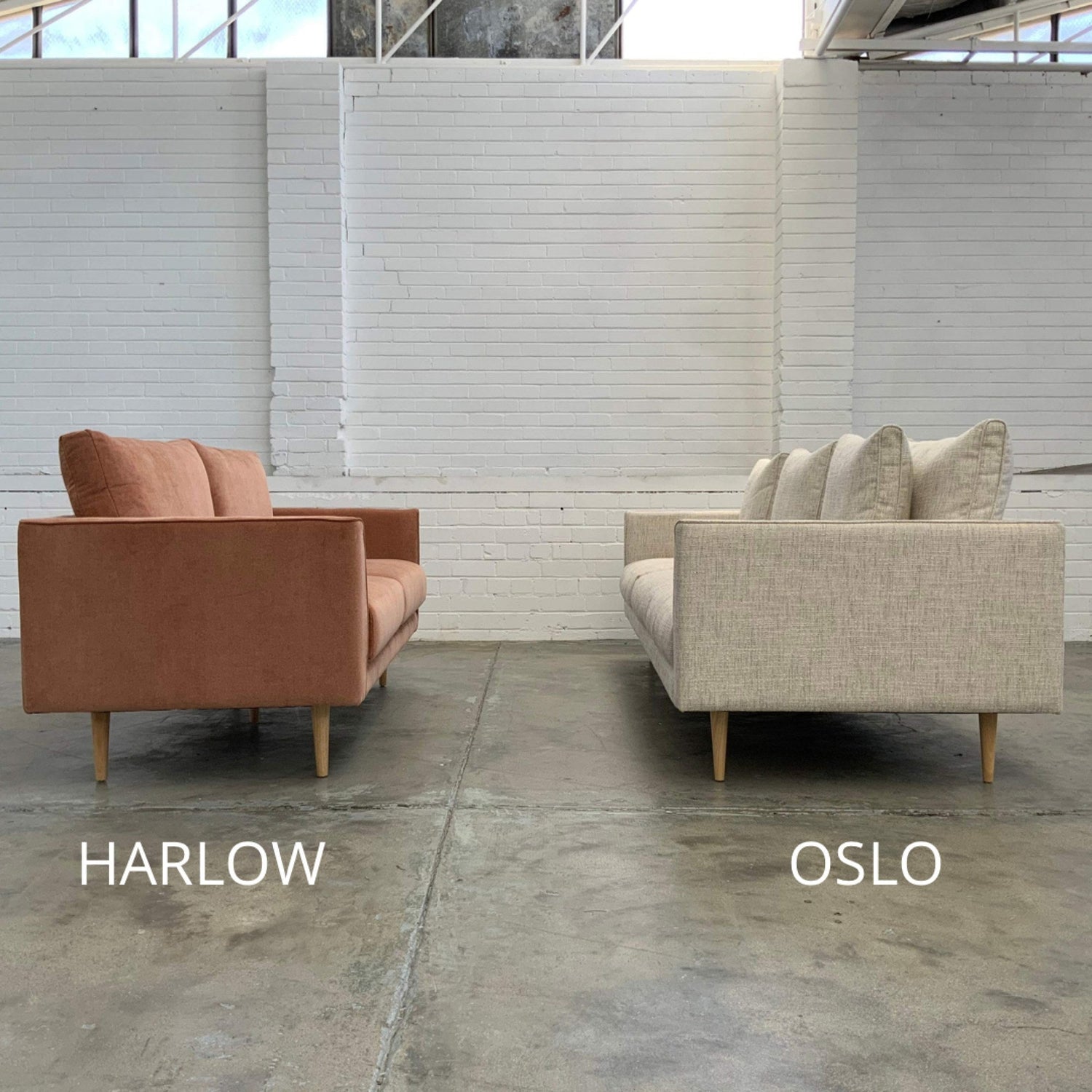 Oslo Sofa | Value Range Fabrics Multiple Sizes And Options Available Made To Order In Wa