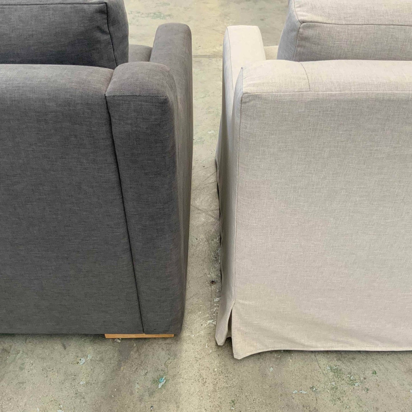 Hillhouse Slip-Cover Sofa | Value Fabrics Range Multiple Sizes And Options Available Made To Order