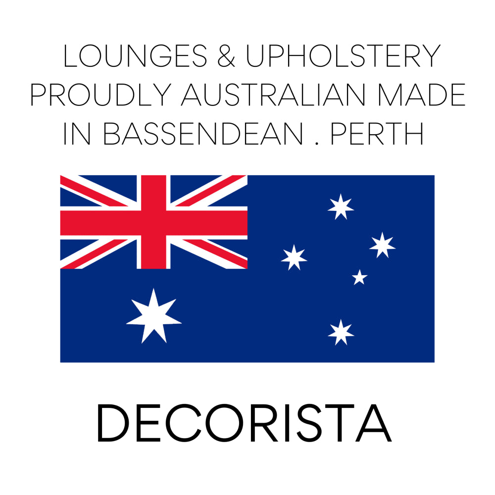 ACCENT OTTOMANS ROUND SELECTION | VALUE RANGE FABRICS | MULTIPLE SIZES AND OPTIONS AVAILABLE | MADE TO ORDER IN WA