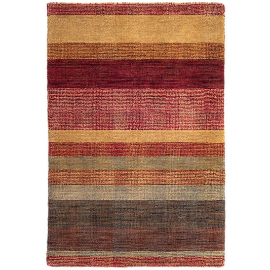 STONOVER STRIPE HAND KNOTTED WOOL RUG - AUSTRALIAN WAREHOUSE CLEARANCE