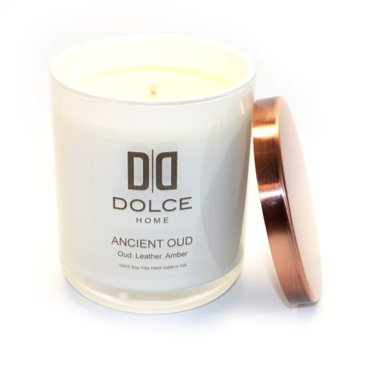 Ancient Oud | 300g Soy Wax Candle | Dolce Home | Handmade in W.A.