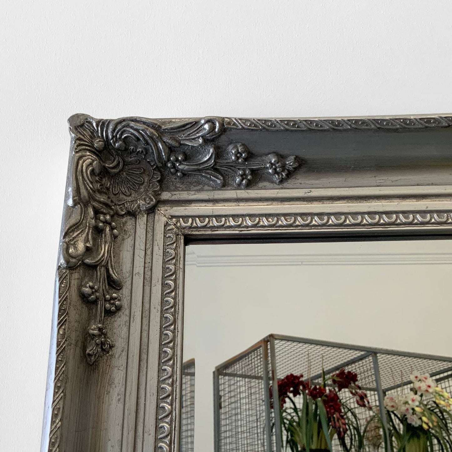 BASTIEN | FRAMED MIRROR | SILVER