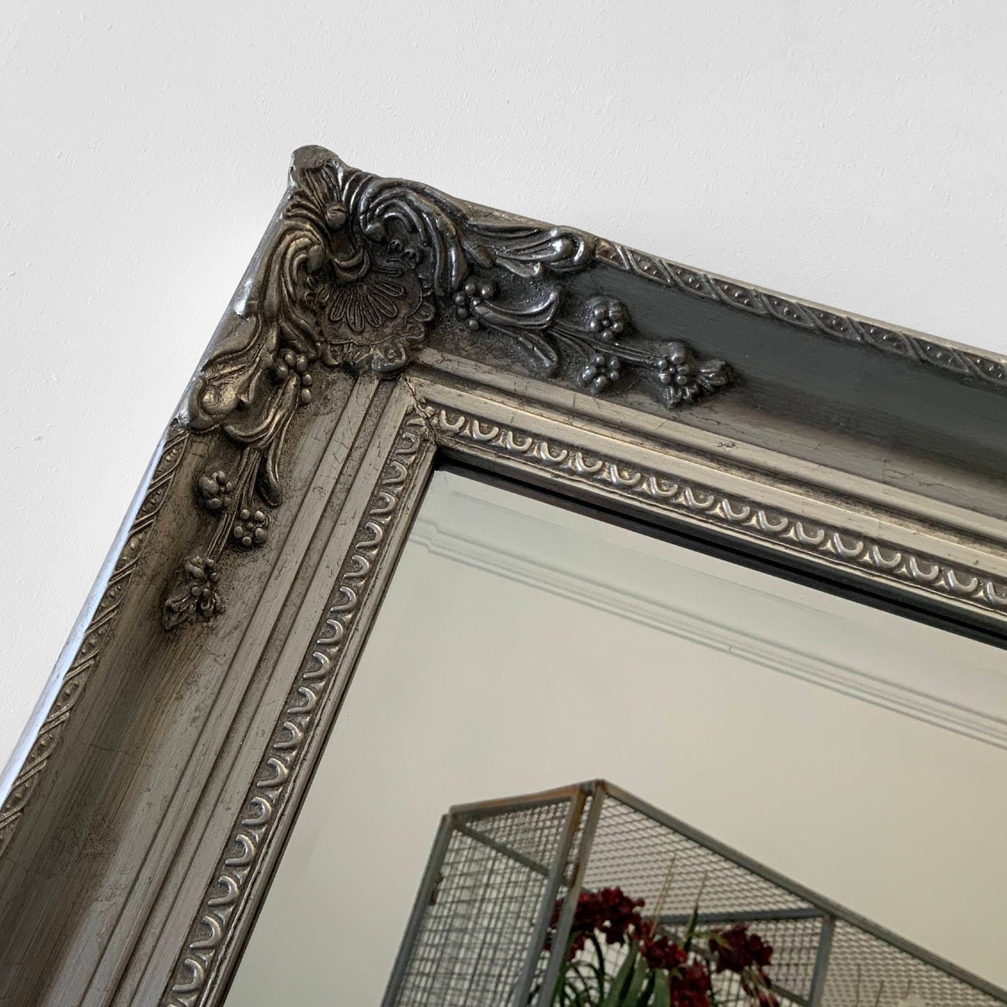 BASTIEN | FRAMED MIRROR | SILVER