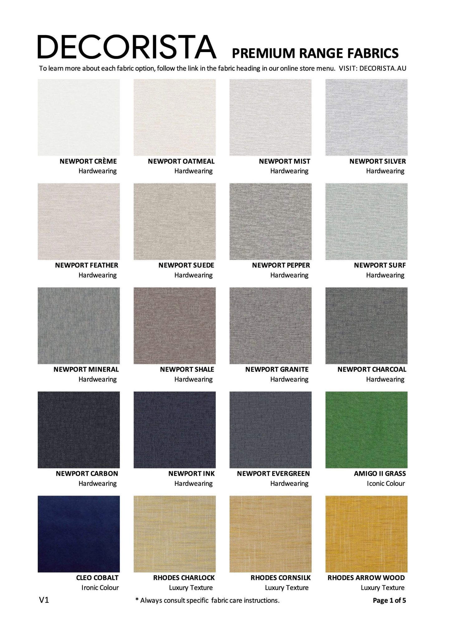 COLOUR BOX 3 | PREMIUM RANGE FABRICS