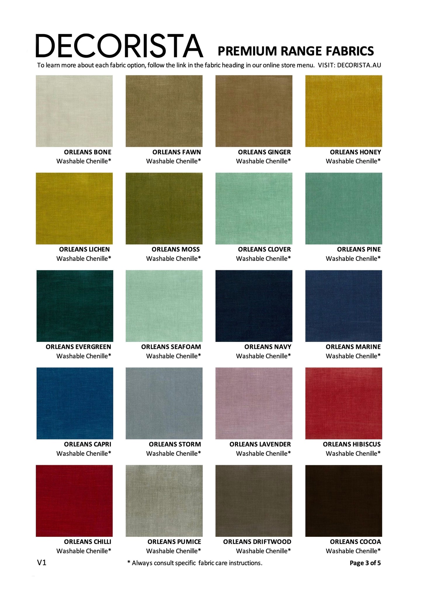 COLOUR BOX 3 | PREMIUM RANGE FABRICS