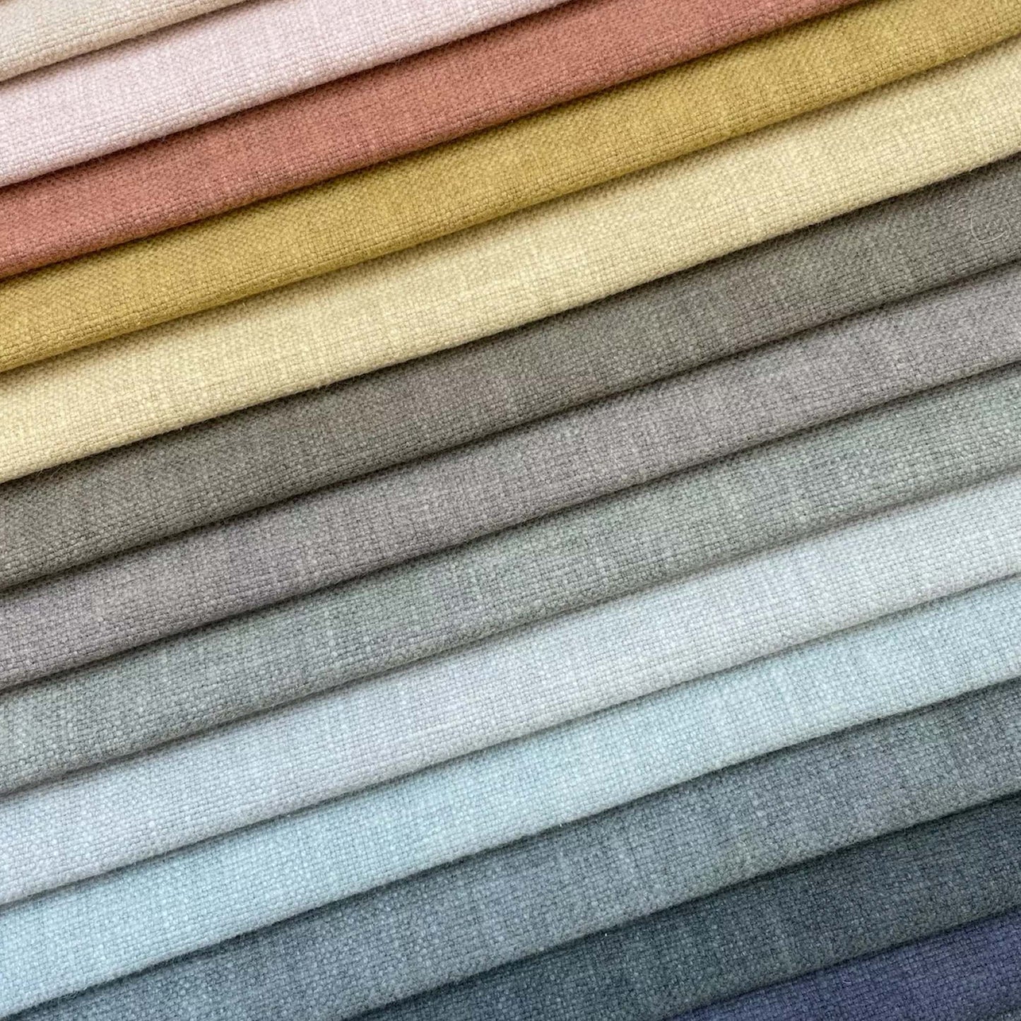 CHAMBRAY SEAGLASS FABRIC SAMPLE | MID RANGE COLLECTION