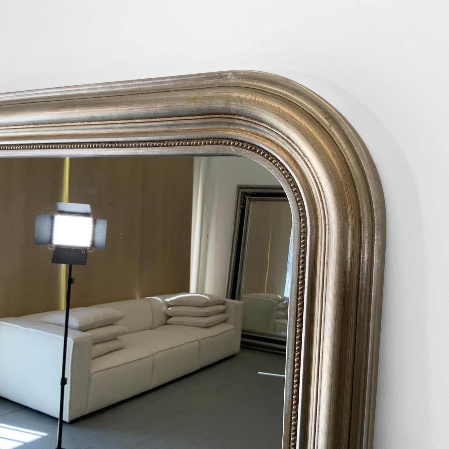 CHAUMONT | FRAMED MIRROR |  SILVER