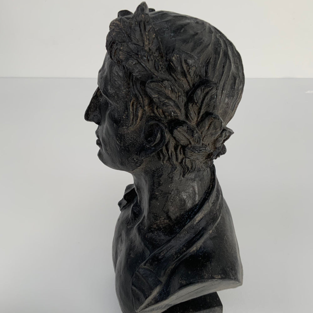 Classical Bust Sculpture | Antique Black