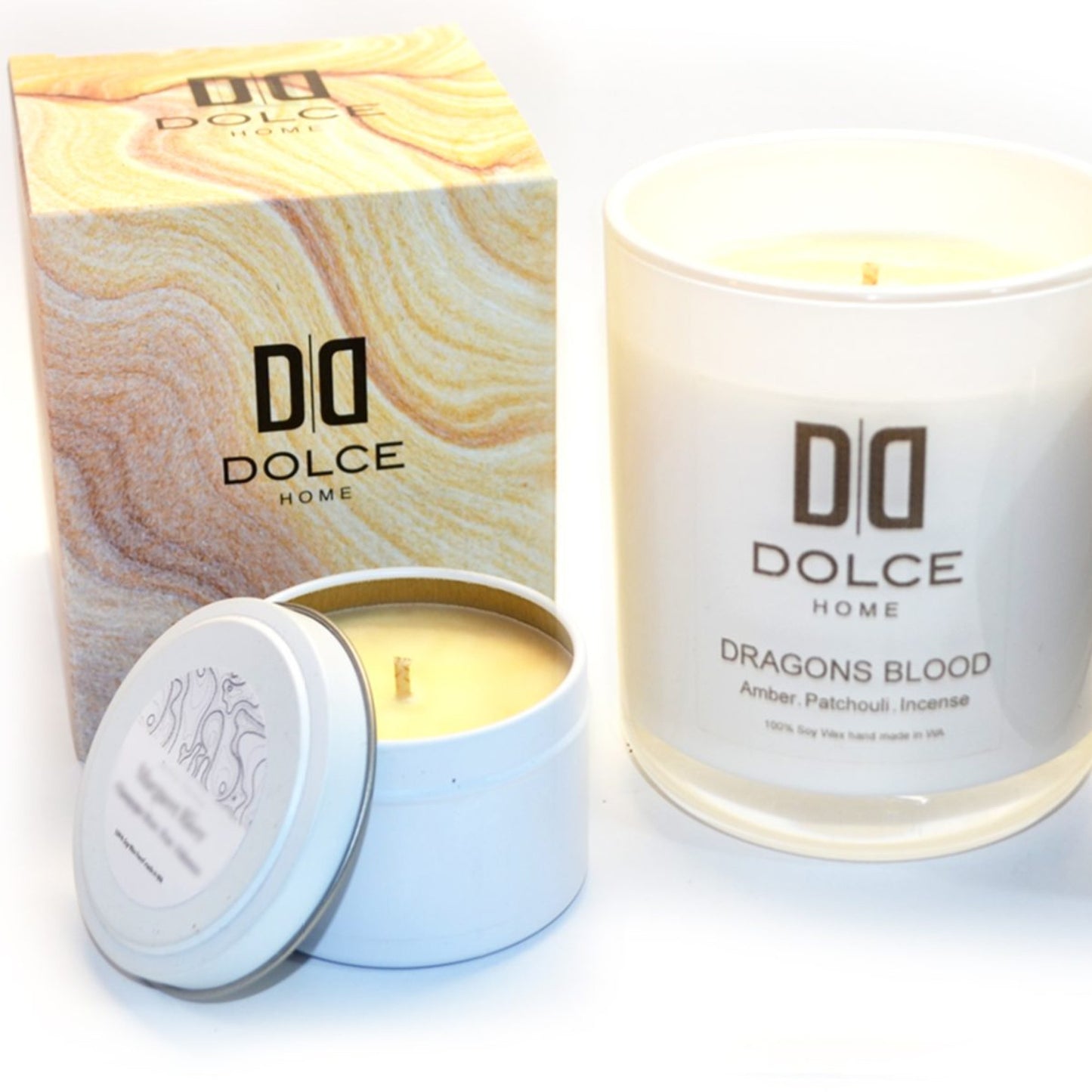 Dragons Blood | 300g Soy Wax Candle | Dolce Home | Handmade in W.A.