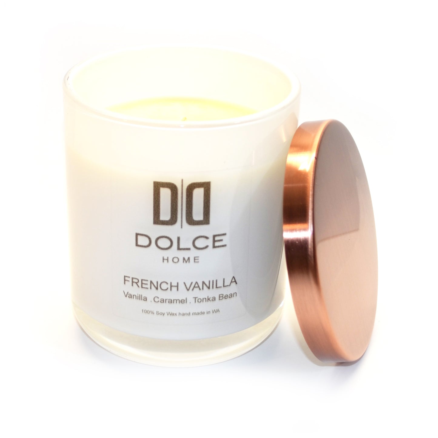 French Vanilla | 300g Soy Wax Candle | Dolce Home | Handmade in W.A.