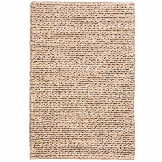 JUTE HAND WOVEN BLEACHED OAK RUG