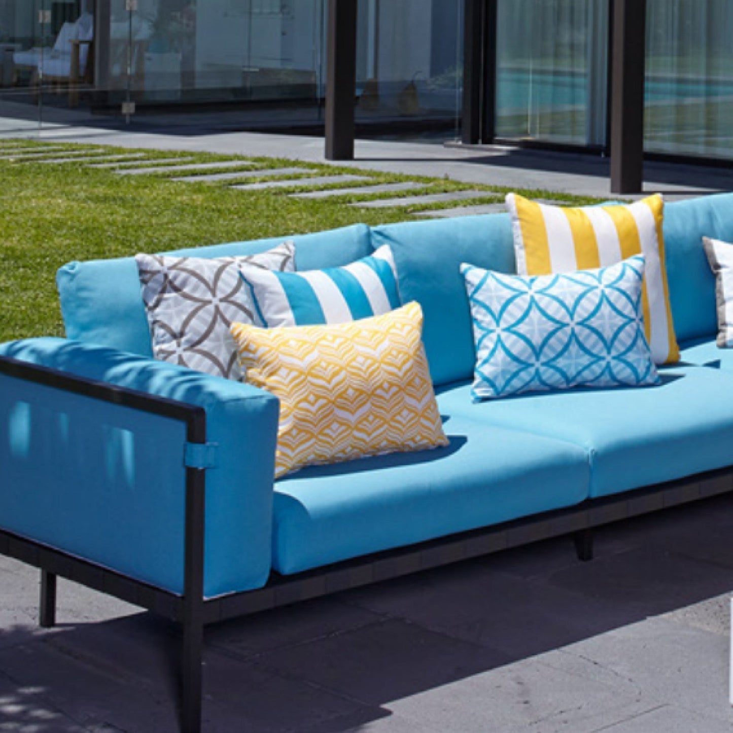 KONA TURQUOISE FABRIC | OUTDOOR ALL-WEATHER COLLECTION