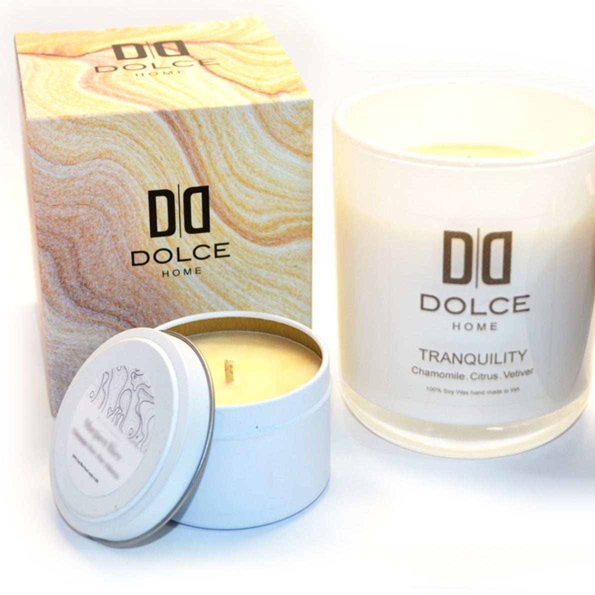 Tranquility | 300g Soy Wax Candle | Dolce Home | Handmade in W.A.