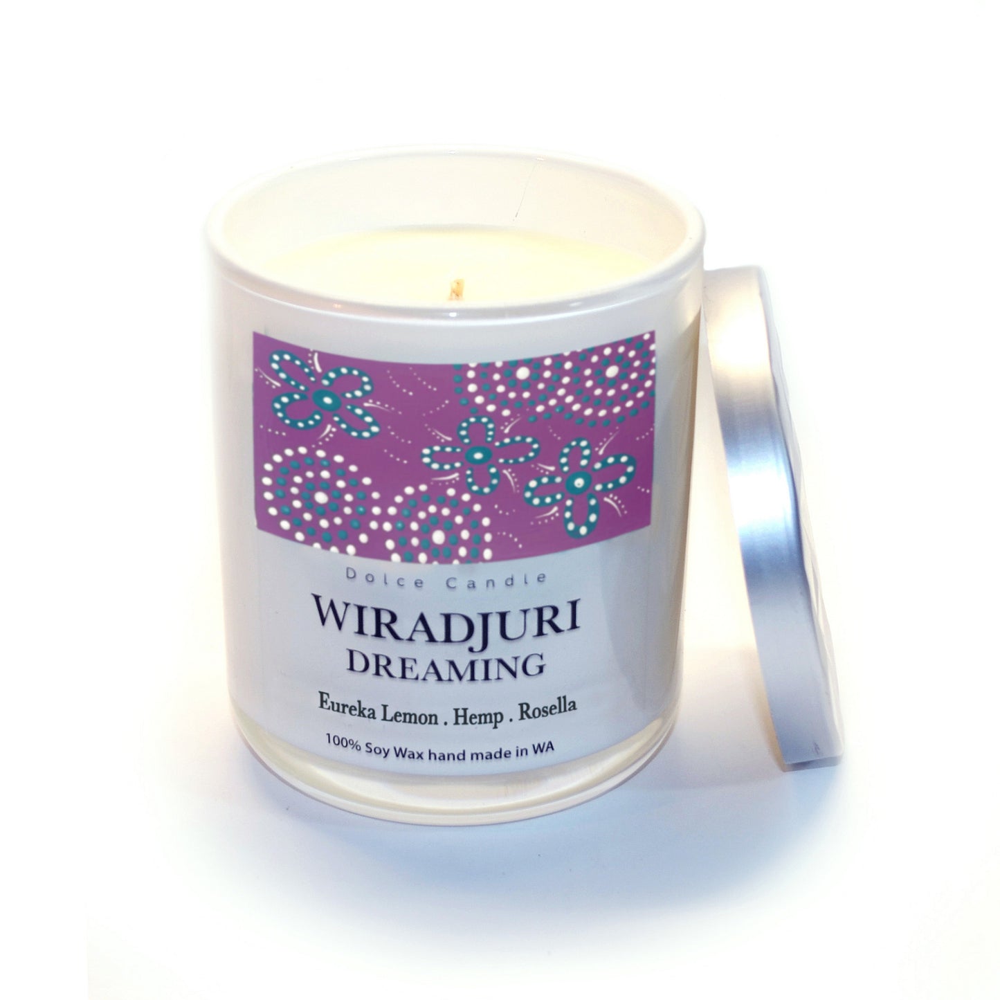 Narrungdera Yarning Circle | 300g Soy Wax Candle | Dolce Home | Handmade in W.A.