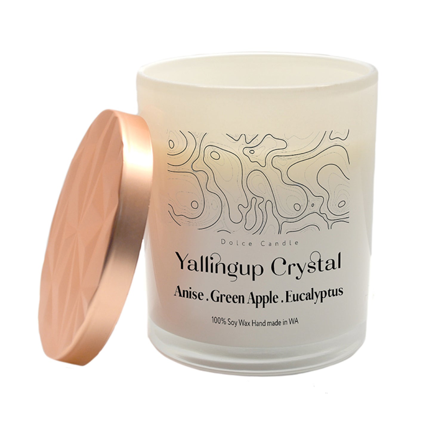 Yallingup Crystal | 300g Candle | Dolce Home | Handmade in W.A.