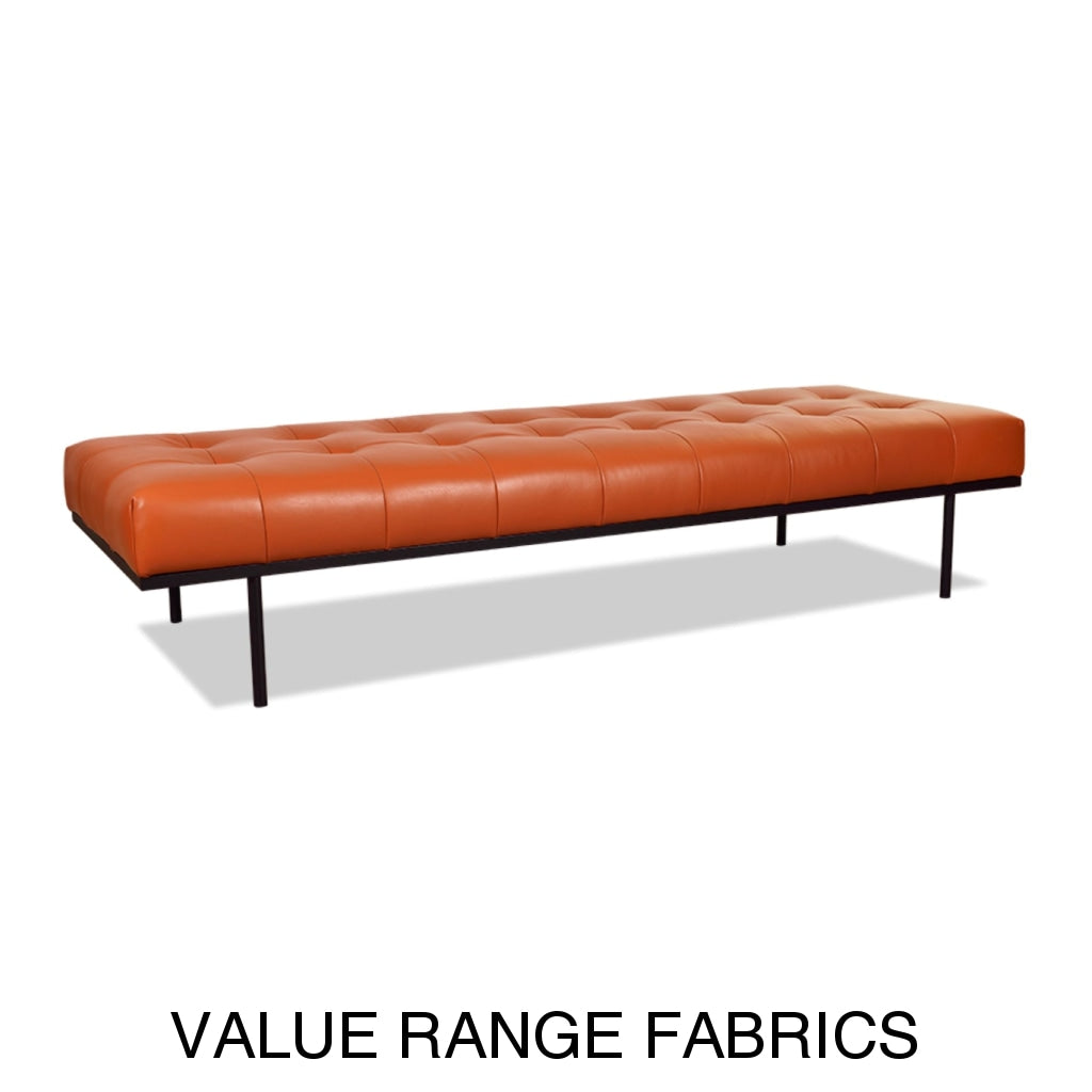 Ellis Architectural Bench | Value Range Fabrics Multiple Sizes And Options Available Made To Order