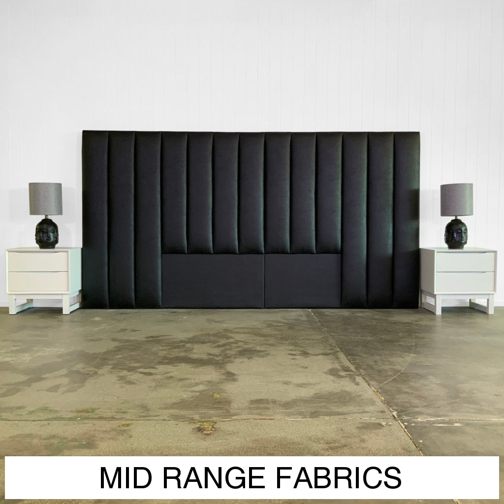 Georgio Upholstered Headboard | Mid Range Fabrics Multiple Sizes And Options Available Made To Order