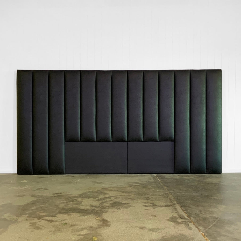 Georgio Upholstered Headboard | Vintage Leather Look Vinyl Multiple Sizes And Options Available Made