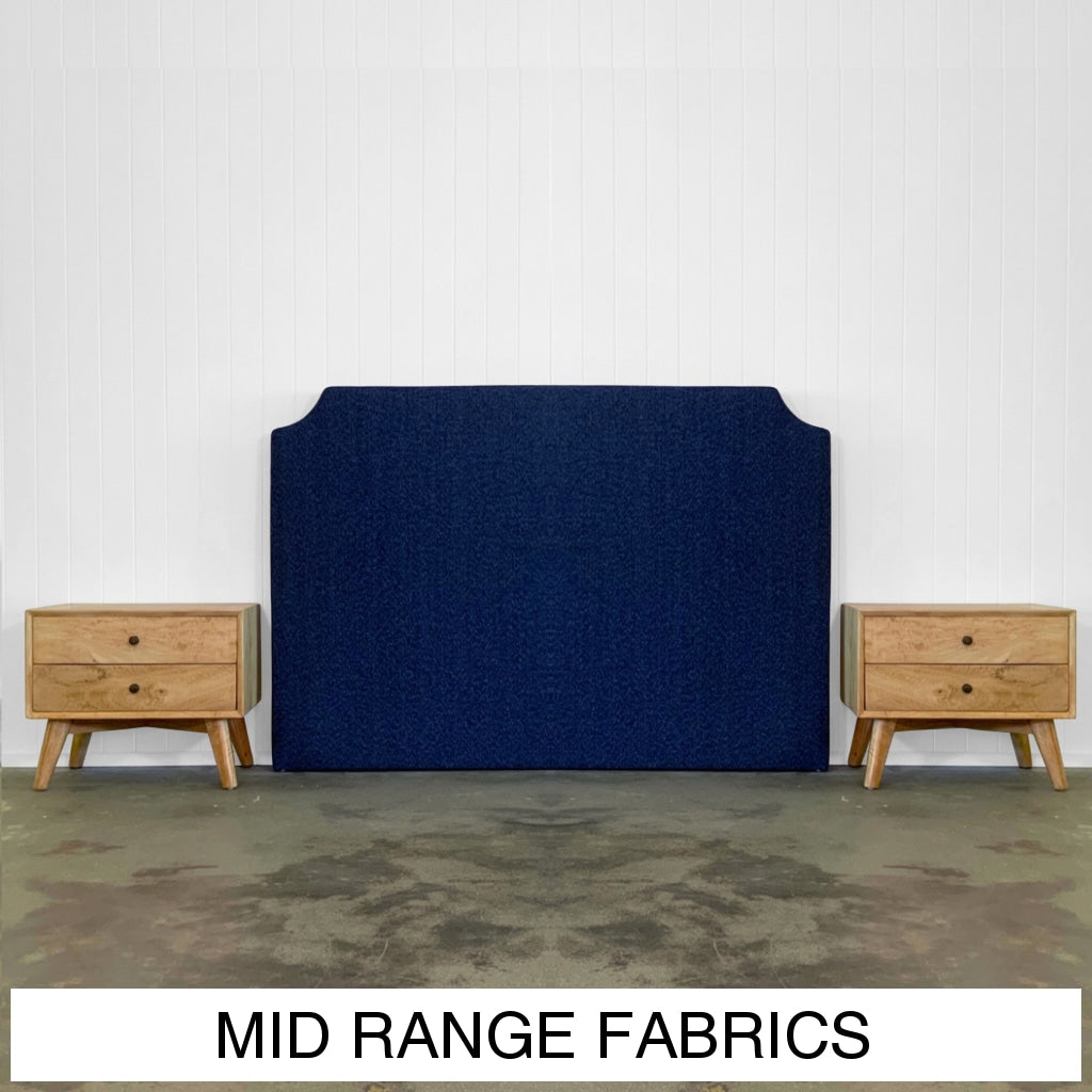Harper Upholstered Headboard | Mid Range Fabrics Multiple Sizes And Options Available Made To Order